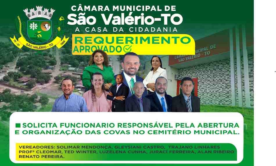 Requerimento N° 090/2025
 Solicitam  funcionário responsável pela abertura e organização das covas no Cemitério Municipal.