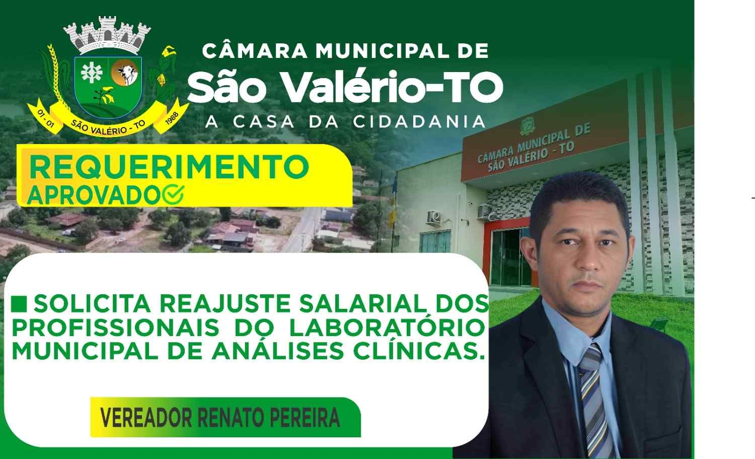 Requerimento do Vereador Renato Pereira das Sessões do mês de março de 2026.